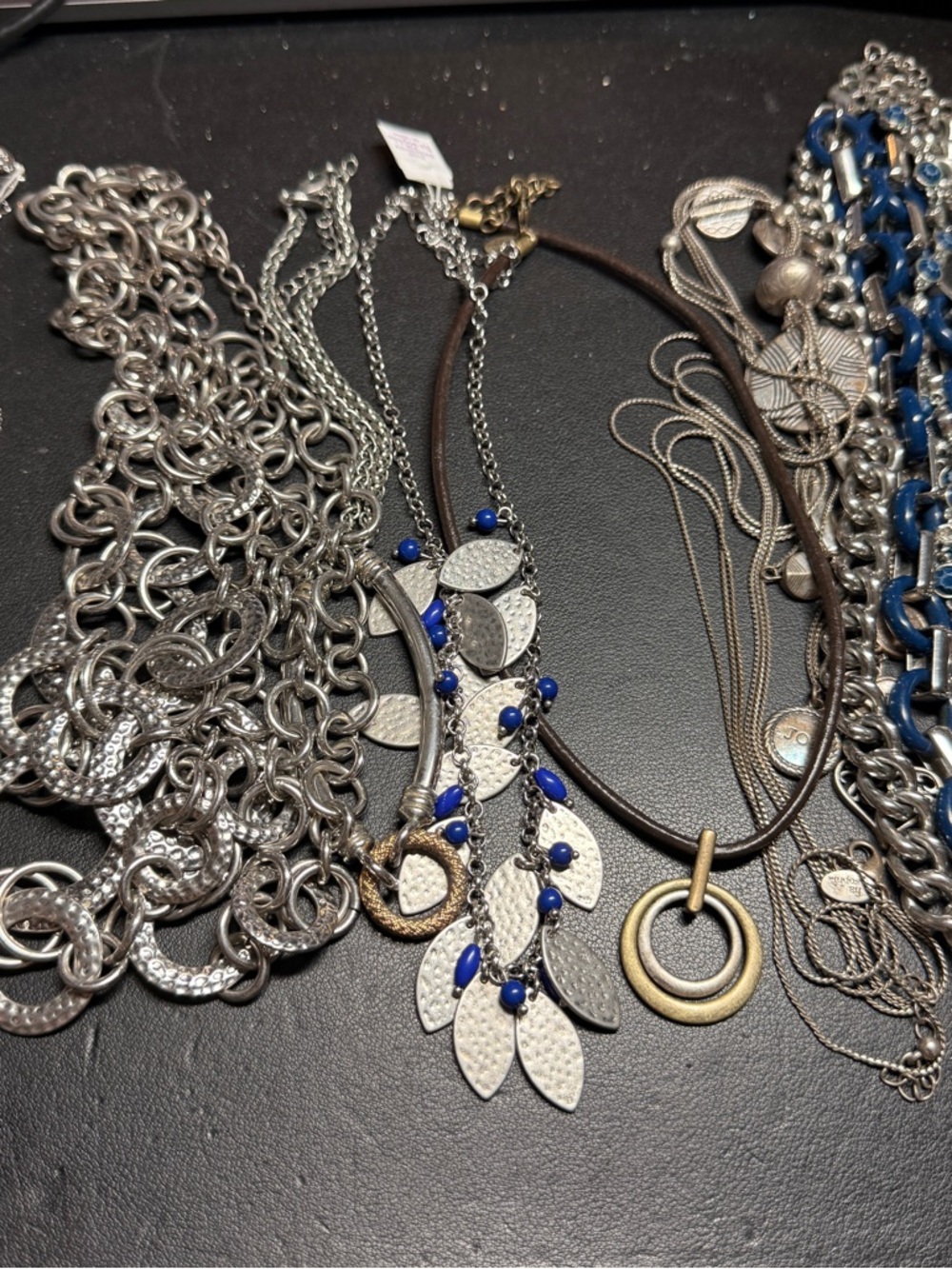 Lot of 7 Lia Sophia Necklaces 2 NWT Mixed Lot